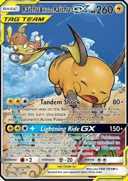 Raichu et Raichu d\'alola 221 Soleil et Lune Harmonie Des Esprits SL11