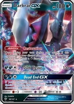 Darkrai ex Soleil et Lune Evolution Celeste