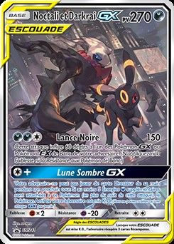 Noctali et Darkrai GX Soleil et Lune Promo