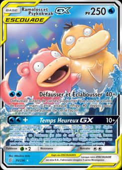 Ramoloss et Psykokwak 35 Soleil et Lune Miracel Jumeau