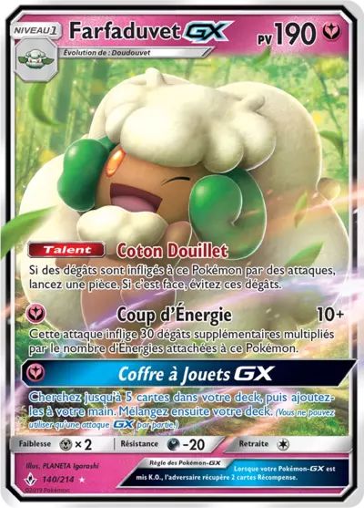 Farfaduvet GX 140 Soleil et Lune Alliance Infaillible
