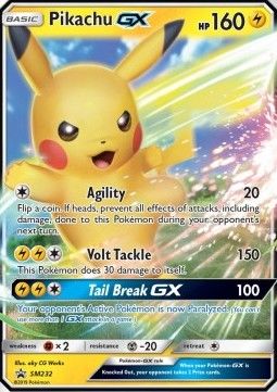Pikachu Gx SM232 Black Star Promo