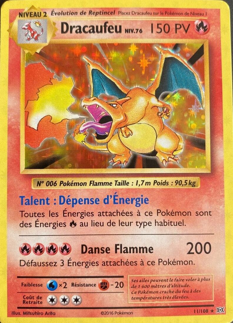 Dracaufeu 011 XY Évolutions XY12