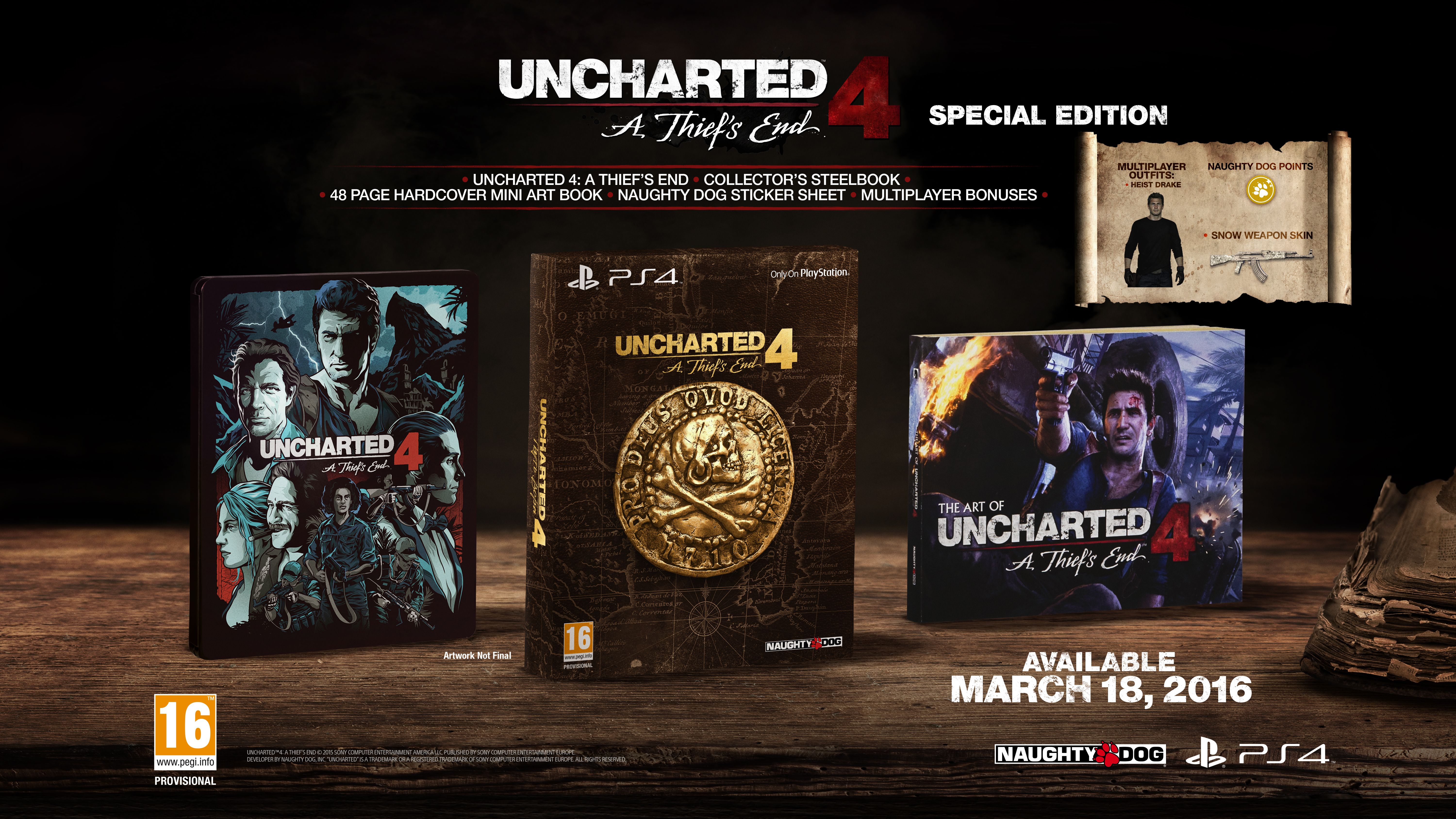 Uncharted 4 : A Thief\'s End Special Edition