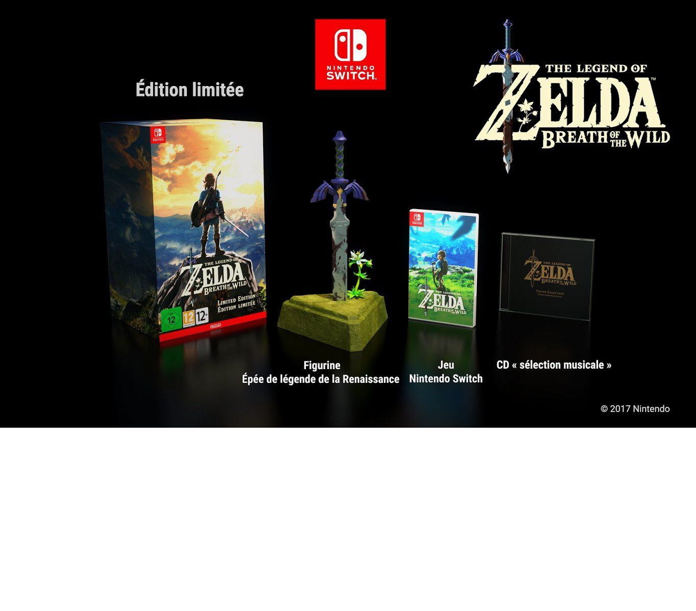 The Legend of Zelda : Breath of the Wild Limited Edition
