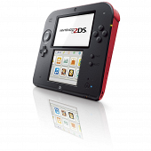 2DS Launch Edition Crimson Red Console