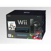 Nintendo Wii Black Mario Kart Pack
