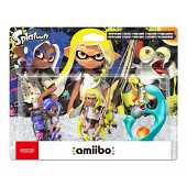 Amiibo 3-Pack Octaline (Bleu) / Inkling (Jaune) / Salmioch Splat
