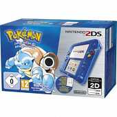 Nintendo 2DS Transparent Blue + Pokémon Version Bleu