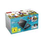 New Nintendo 2DS XL Black & Turquoise + Super Mario 3D Land