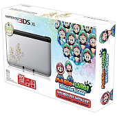 Nintendo 3DS XL, Silver - Mario & Luigi Dream team Limited Edition