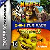 2 en 1 Shrek 2 & Madagascar GBA