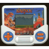 Karnov Dinosaur Fighting Tiger Handheld Travel Game Electronic LCD