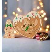 Sac à bandoulière Loungefly Disney Lilo et Stitch Cœur Pain d'épices Angel et Stitch