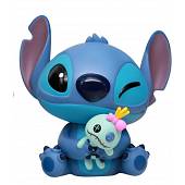 DISNEY - Stitch & Scrump - Tirelire 18cm dans boîte en acétane