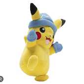 Pikachu with Winter Hat and Mittens 20 cm Pluche