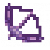 MINECRAFT - Arc et Flèche Enchanté Violet '45x32x4cm'