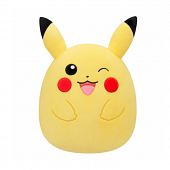 Pokémon Squishmallows peluche Pikachu heureux 25 cm