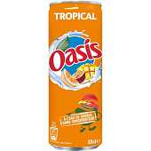 OASIS TROPICAL SLEEK CANS 33CL
