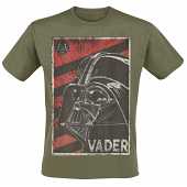 Star Wars - Vader Propagande Kaki T-Shirt S