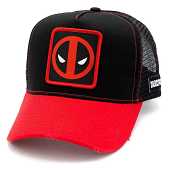 Marvel - Deadpool Patch Red and Black Baseball Cap