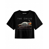 The Mandalorian - T-shirt Noir Femmes  The Child - S