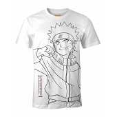 Naruto - Japanese Art White T-Shirt - L 