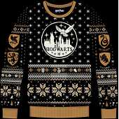 Harry Potter - Pull Noir Poudlard XS