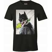 DC Comics T-shirt - L - Noir Hommes - Le Joker déguisé en Batman