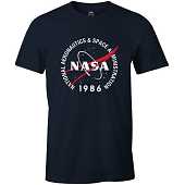 NASA - 1986 Heren T-Shirt - Zwart - M
