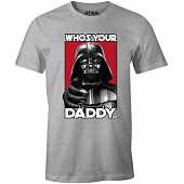 Star Wars - T-shirt Gris Hommes - Qui est ton père ? - S