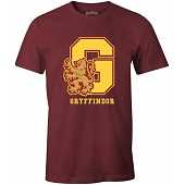 Harry Potter - T-shirt Bordeaux Hommes - G Gryffondor - M