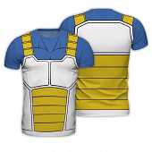 Dragon ball - Tshirt Réplique Vegeta Homme M
