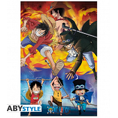 ONE PIECE - Ace, Sabo & Luffy - Poster '91x61'