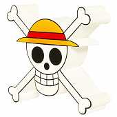 One Piece Straw Hat Jolly Anime Lampe 3D 20 cm