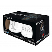 DEATH NOTE - Set de 2 verres Kira & L