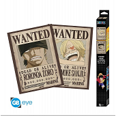 ONE PIECE - Wanted Zoro & Sanji - Set de 2 posters '52x38'