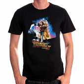Retour vers le futur II - Poster Black T-Shirt S