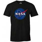 NASA Logo Black T-Shirt L