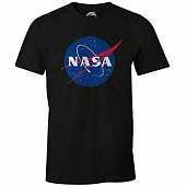 NASA Logo Black T-Shirt XXL