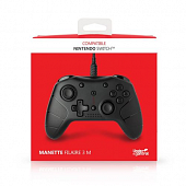 Manette filaire 3m Nintendo Switch noire