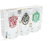 Harry Potter "Hogwarts, Gryffindor & Slytherin" 3 Glasses Set 29