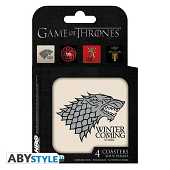 Game of Thrones - Set of 4 Houses Coasters