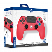 Manette sans fil rouge PS4