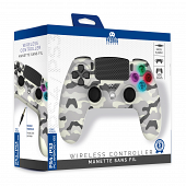 Manette sans fil blanc camo PS4