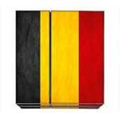 Playstation 4 Belgian Flag Sticker