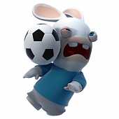 Lapins Crétins Figurine 3D Résine Foot