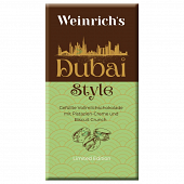 Weinrich's tablette Dubai style 100 Gr