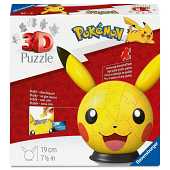 Ravensburger Puzzle 3D Boule Pikachu avec Oreilles Amovibles - 12008076