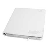 Ultimate Guard Zipfolio 480 XenoSkin Quadrow 24-Pocket Card Storage Binder White
